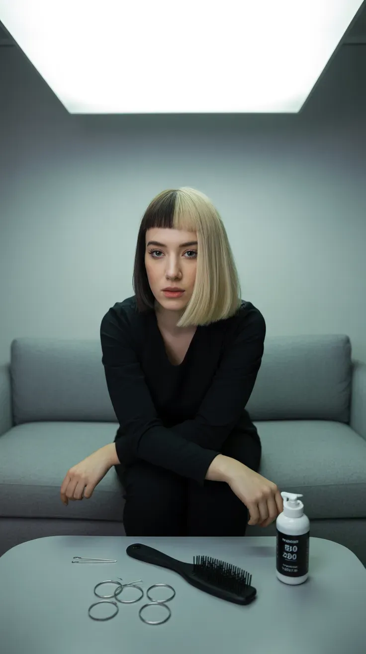 Short crop haircut with lifted crown volume for fine flat hair
