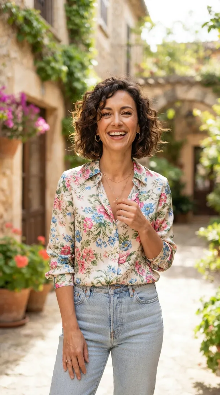 Woman with a steeply angled bob featuring a dramatic front-to-back length difference